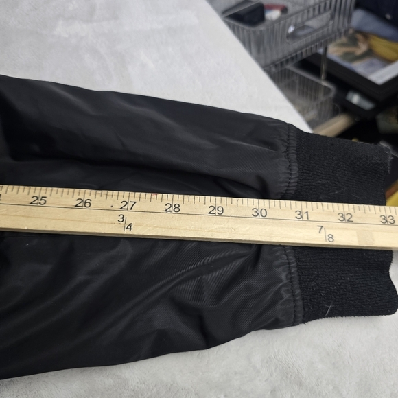 Tommy Hilfiger Quilted Black Jacket Full Zip Sz 2XL - Picture 8 of 9